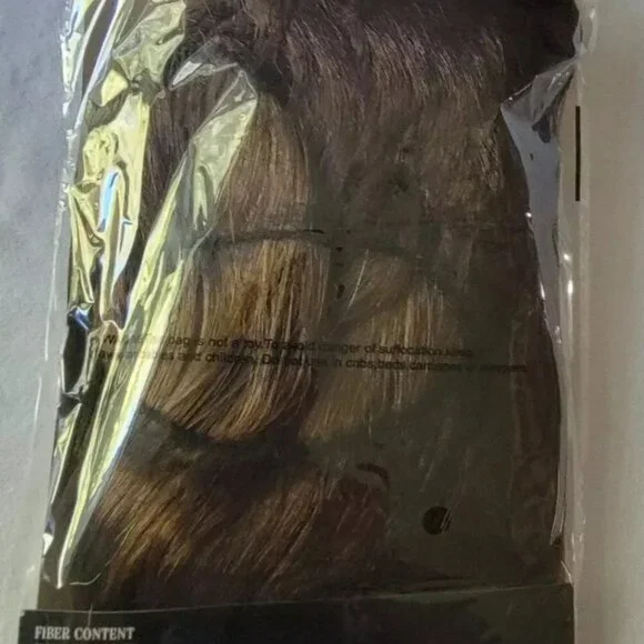 Halloween Wig Costume Accessory Adult Men's Wig Punk Rock Style - Brown - Picture 2 of 2